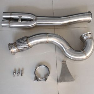3.5INCH exhaust downpipe for TTRS 8S RS3 8V 2.5 TFSI EVO2 EA855 2017