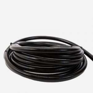 Aeromotive PTFE SS Braided Fuel Hose – Black Jacketed – AN 06 x 12ft
