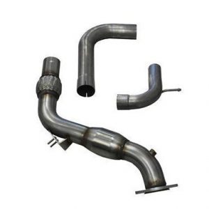 Corsa 15 16 Ford Mustang 3in Downpipe with 200 Cell Catalytic Converter