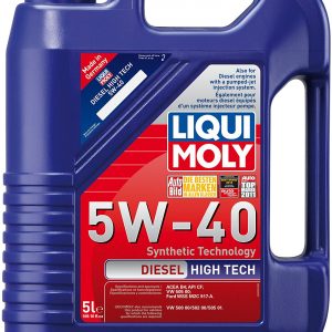 LiquiMoly 5W 40 Diesel High Tech Semi Synthetic Motor Oil 5 Liters