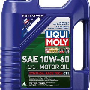 LiquiMoly Synthoil Race Tech GT1 10W 60 Synthetic Motor Oil 5 Liters