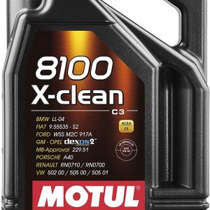 Motul 102051 Oil Full Synthetic 5W 40 8100 Xclean 5L