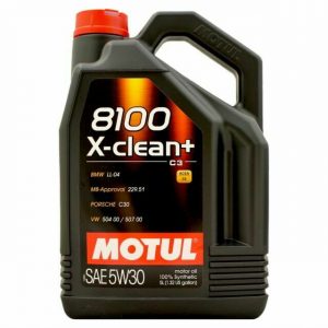 Motul 8100 X Clean Plus 5W 30 Synthetic Motor Oil 5L