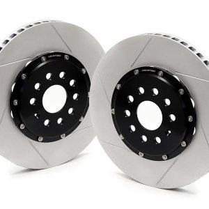 NEUSPEED 2 Piece Brake Rotor Kit Front 340mm 8V A3 S3 Q3 Mk7 GTI And More