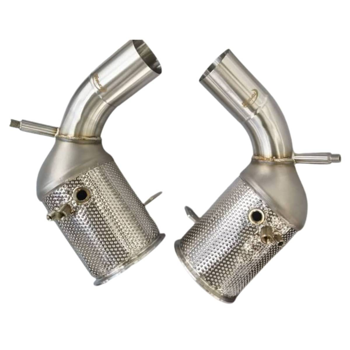 Untd. Performance 200 Cell High-Flow Downpipe W/ Shield - Porsche 911 - 991.2 3.0T H6