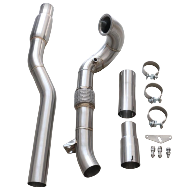 Untd. Performance 3.5" 200 Cell Downpipe A3/S3 8V - Golf R Mk7/7.5 - 2.0L EA888 TSI