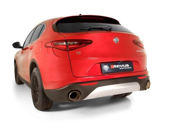 Remus 2017 Alfa Romeo Stelvio Q4 AWD 2.0L Turbo Multiair Axle Back Exhaust (Tail Pipes Req)