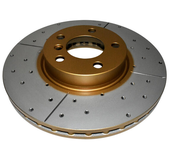 DBA 07-10 BMW X5 xDrive30i Front Drilled & Slotted Street Series Rotor