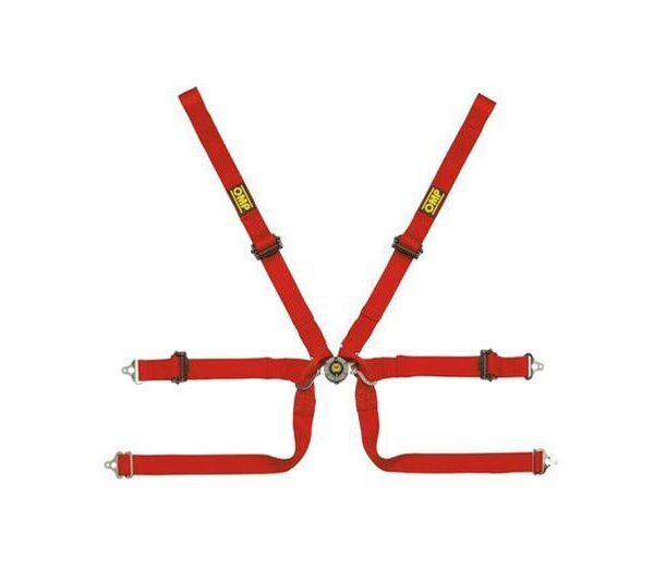 OMP Safety Harness Tecnica 2In Formula Red (Fia 8853-2016)