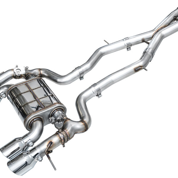 AWE Tuning 23-24 BMW G87 M2 SwitchPath Edition Exhaust - Chrome Silver Tips