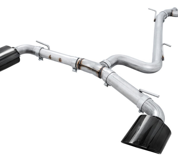 AWE Tuning 17-19 Audi RS3 8V Track Edition Exhaust - Diamond Black Tips RS-Style Tips