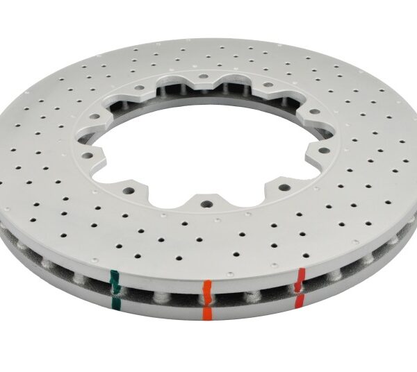 DBA 08-09 Mercedes-Benz CLK63 AMG Black Series Front 5000 Series Cross Drilled Rotor