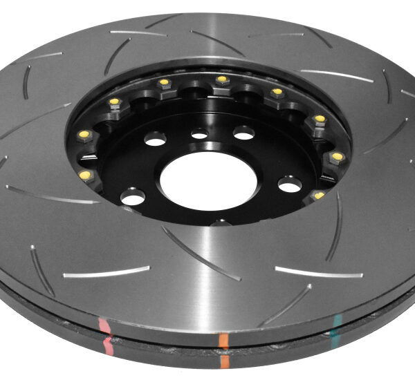 DBA 2017 Mini Cooper w/ JCW Front Brakes T3 5000 Series Front Slotted Rotor w/ Black Hat