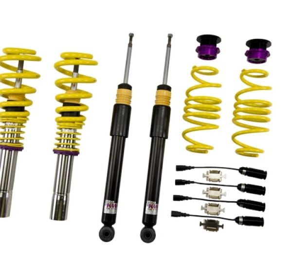 KW Coilover Kit V1 Audi A4 S4 (8K/B8) w/ electronic dampening controlSedan FWD + Quattro