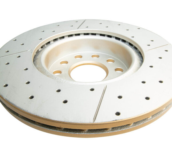 DBA 06-08 Audi A3 / 10/06+ TT / 10/04-10 VW Golf Front Drilled & Slotted Street Series Rotor