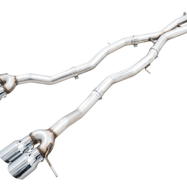 AWE Track Edition Catback Exhaust for BMW G8X M3/M4 - Chrome Silver Tips
