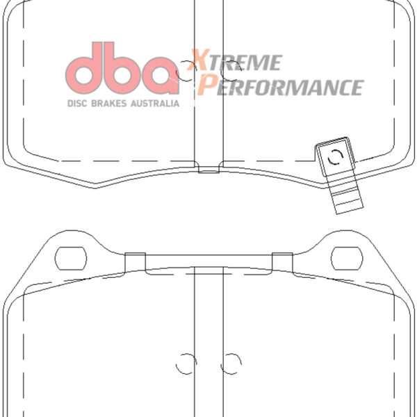DBA 03-07 G35 w/ Brembo XP650 Front Brake Pads
