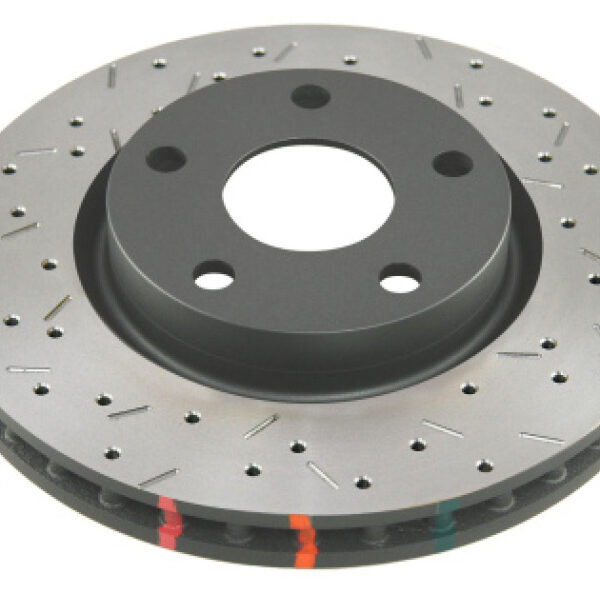 DBA 1988 Alfa Romeo Spider Front 4000 Series Drilled & Slotted Rotor