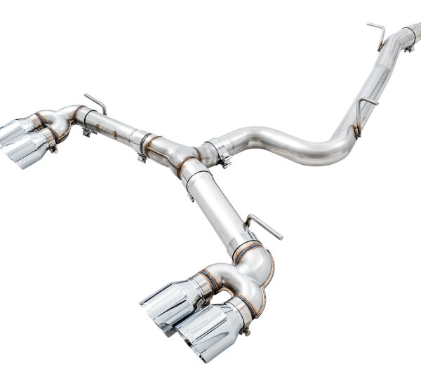 AWE Tuning MK7.5 Golf R Track Edition Exhaust w/Chrome Silver Tips 102mm