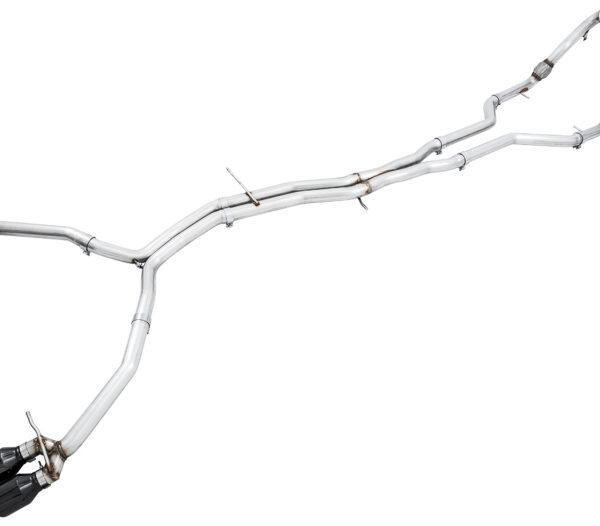 AWE Tuning Audi B9 S5 Sportback Track Edition Exhaust - Non-Resonated (Black 102mm Tips)