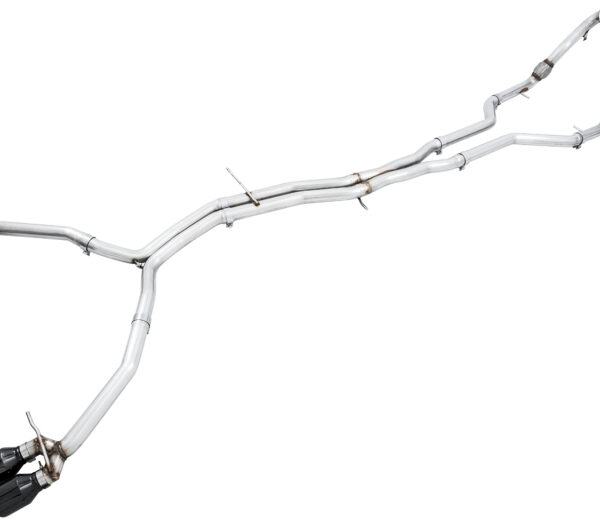 AWE Tuning Audi B9 S5 Coupe 3.0T Track Edition Exhaust - Diamond Black Tips (102mm)