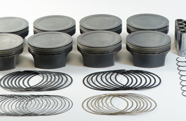 Mahle MS Piston Set GM LSA/LS3/LS9 4.070in Bore 3.622stk 6.125in Rod .927 Pin -4.5cc 10 CR Set of 8