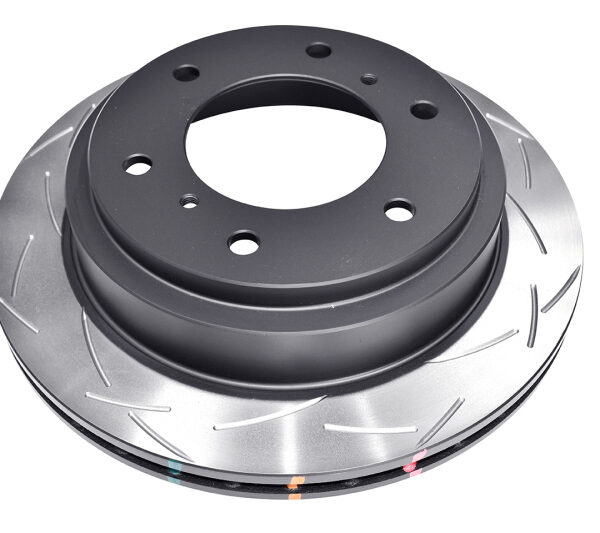 DBA 00-06 Mitsubishi Montero Rear 4000 Series Slotted Rotor