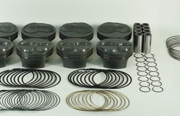 Mahle MS Chevrolet SB 391cid 4.145in Bore 3.625 Stroke 6.125 Rod 1.062R CH 13.6CR Pistons Set of 8