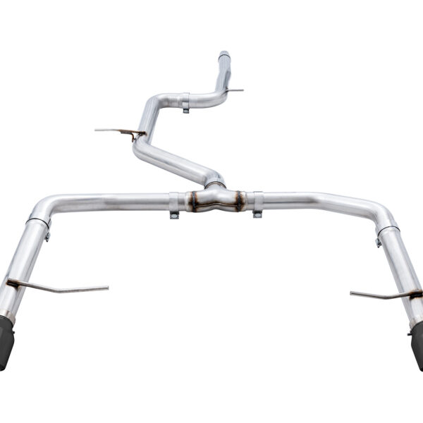 AWE Tuning 18-21 Volkswagen Jetta GLI Mk7 Track Edition Exhaust - Diamond Black Tips (Fits OEM DP)