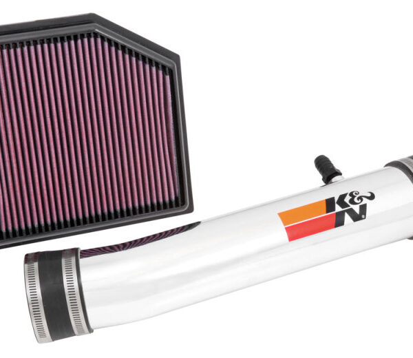 K&N 69 Series Performance Typhoon Intake Kit - Polished for 13-14 Lexus GS350 3.5L V6