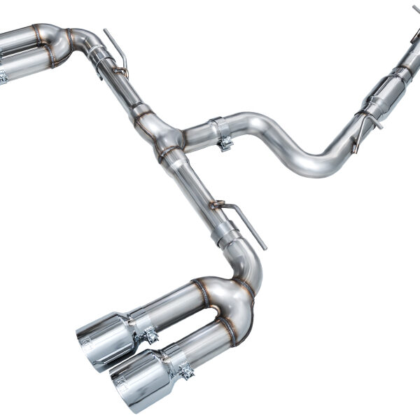 AWE 22-24 Audi 8Y S3 Track Edition Exhaust  - Chrome Silver Tips
