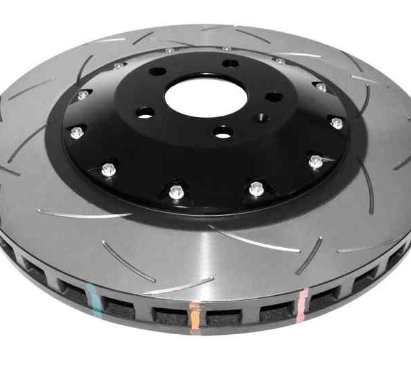 DBA 07-11 Audi S6 Front 5000 Series Slotted Rotor w/Black Hat