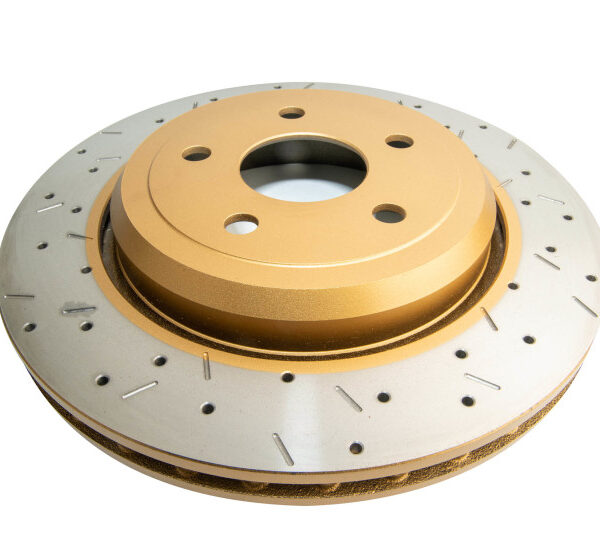 DBA 12-19 Jeep Grand Cherokee SRT8 Rear Drilled & Slotted 4000 XS Series Rotor