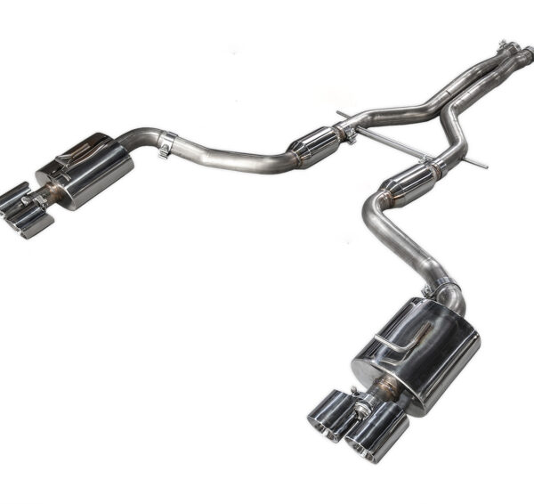 AWE Tuning Panamera 2/4 Track Edition Exhaust (2014+) - w/Chrome Silver Tips
