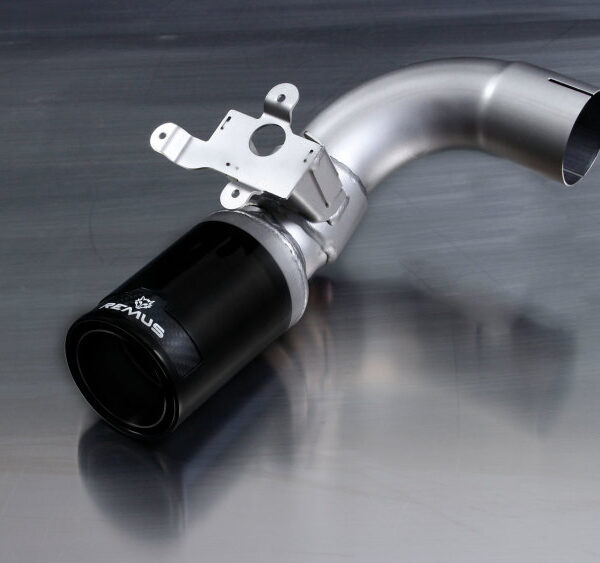 Remus 2014 BMW M235I F22 Coupe 84mm Black Chrome Straight w/Carbon Insert Tail Pipe Set