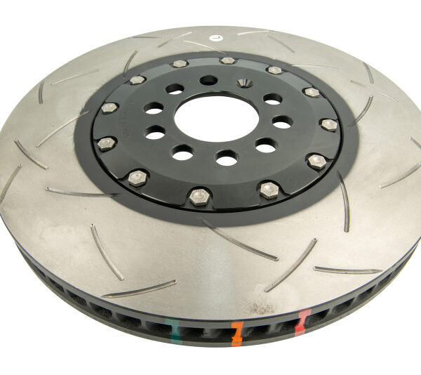 DBA 04-06 Audi TT Quattro 3.2L Front 5000 Series Slotted Rotor w/Black Hat