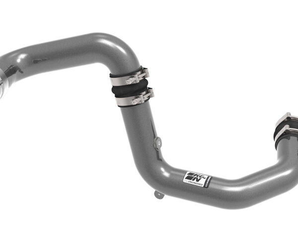 K&N 2023 Ford Bronco Raptor 3.0L V6 Aluminum Charge Pipe Kit - Gunmetal Gray