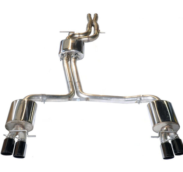 AWE Tuning Audi B8 S5 4.2L Touring Edition Exhaust System - Diamond Black Tips