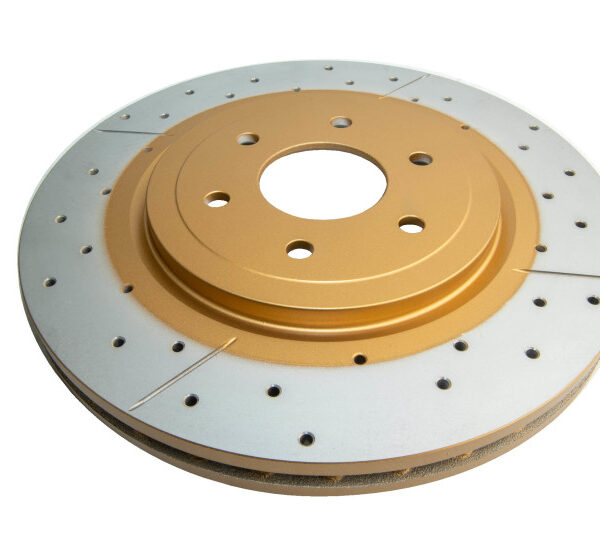 DBA 08-12 Nissan Pathfinder 5.6L Front Drilled & Slotted Street Series Rotor