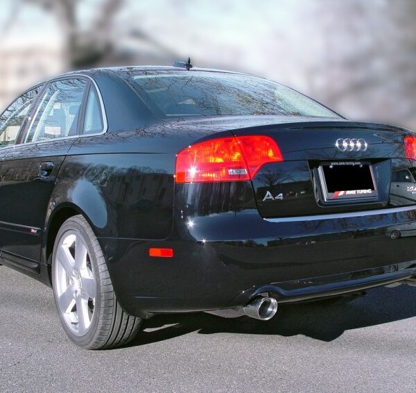 AWE Tuning Audi B7 A4 3.2L Touring Edition Dual Tip Exhaust - Diamond Black Tips