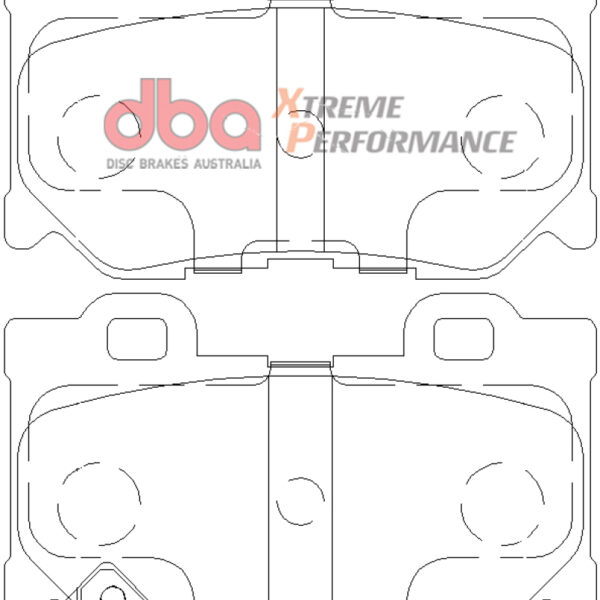 DBA 2009+ Nissan 370Z XP Extreme Performance Rear Brake Pads