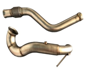 Untd. Performance 3.5inch Catless Downpipe - Mercedes-Benz Mercedes AMG A45 CLA45 C117