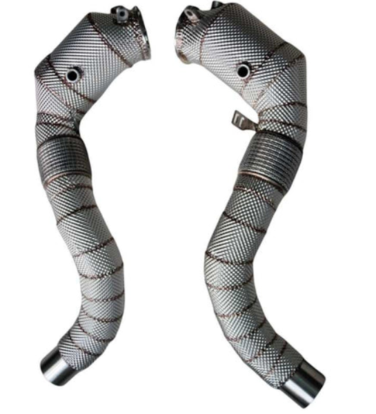 Untd. Performance Catless W/ Shield Downpipe - BMW M850I G14 G15 G16 X5M X5 G05 G30 M550I N63R