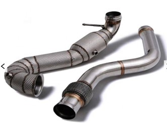 Untd. Performance Catted Downpipe W/Shield - Mercedes-Benz A45 CLA45 C117