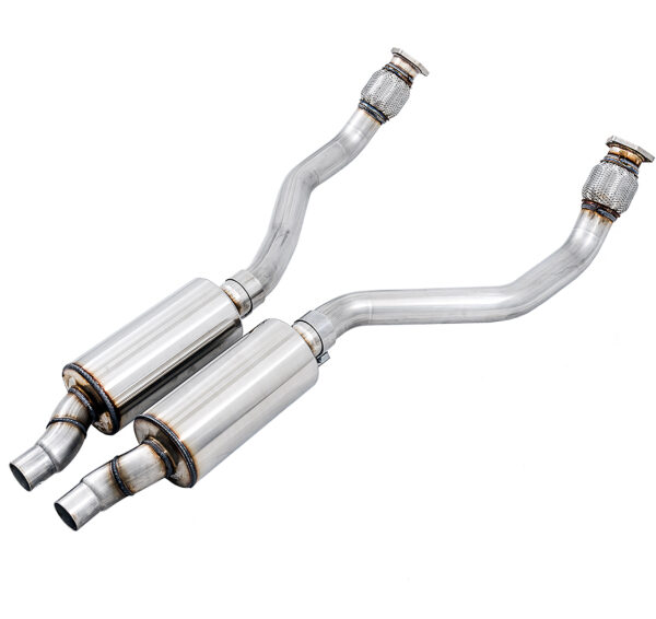 AWE Tuning Audi B8 4.2L Resonated Downpipes for S5