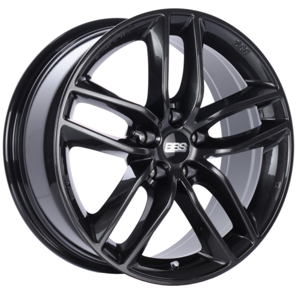 BBS SX 18x8 5x112 ET35 Crystal Black Wheel -82mm PFS/Clip Required