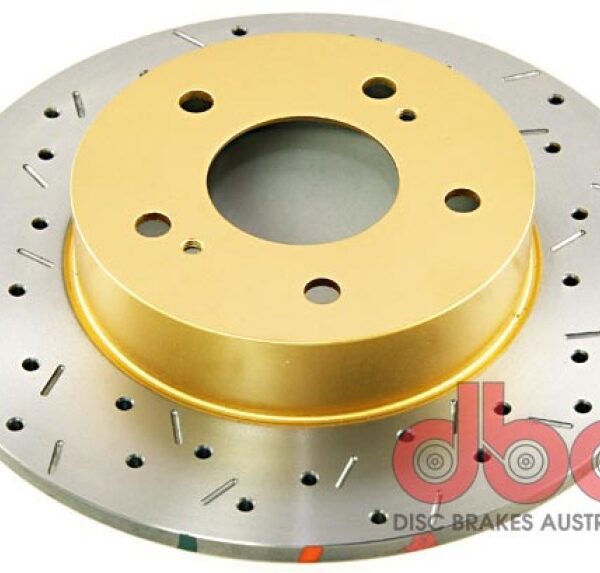 DBA 94-03 Nissan Maxima Rear 4000 Series Drilled & Slotted Rotor