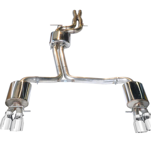 AWE Tuning Audi B8 S5 4.2L Touring Edition Exhaust System - Polished Silver Tips