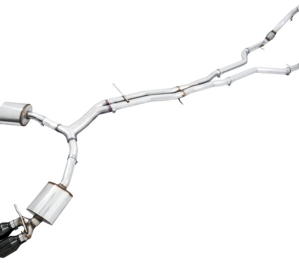 AWE Tuning Audi B9 S5 Sportback Touring Edition Exhaust - Non-Resonated (Black 102mm Tips)