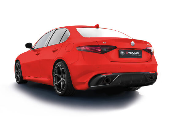 Remus 2016 Alfa Romeo Giulia Veloce Q4 AWD 2.0L Turbo Multiair Axle Back Exhaust (Tail Pipes Req)